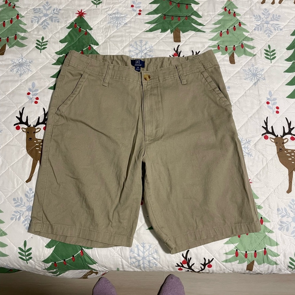 George Men's Khaki Shorts